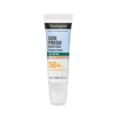Protector Solar Facial Neutrogena Derm Care Oil Control Fluido Con Color x 40ml