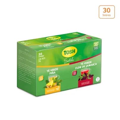 Te verde Tosh surtido x 36g x 30 unds
