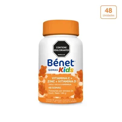 Gomas BENET Kids VitaminaC x 48 unidades x 144g