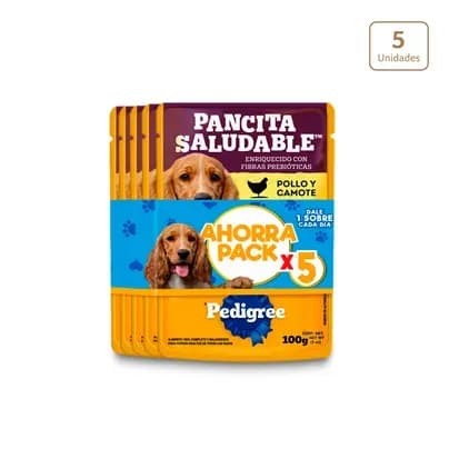 Alimento húmedo para perros Pedigree x 5 unds