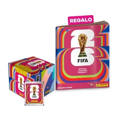 Caja de láminas Panini Mundial 2026