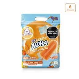 Paleta Aloha Naranja x 6 unds x 65g c/u-0