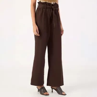 Patprimo Pantalon con cinturon café 10