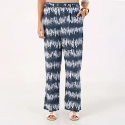 Patprimo Pantalón con botones en frente azul 8-0