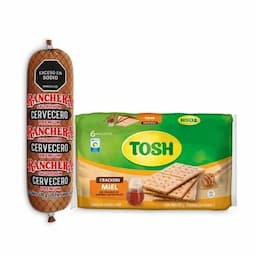 Combo salchichón + galletas Tosh-0