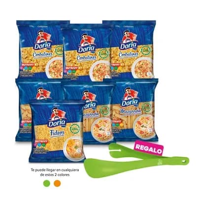 Mix Pastas cortas + Regalo Cuchara Pastera.
