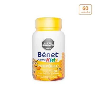 Gomas Bénet Niños Propóleo x 60 unds