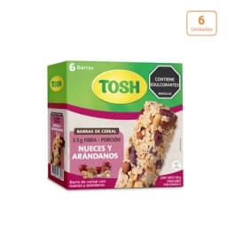 Barra de Cereal Tosh Arándanos y Nueces x 138g x 6 unds-0