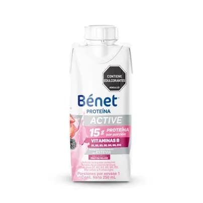 Proteína Bénet líquida Frutos Rojos x 250ml