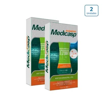 Shampoo Medicasp 2% x 2 unds x 100ml c/u