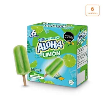 Paleta Aloha Limón x 6unds