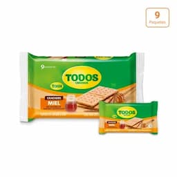 Galletas Tosh Miel x 243g x 9 paquetes x 3 unds c/u-0