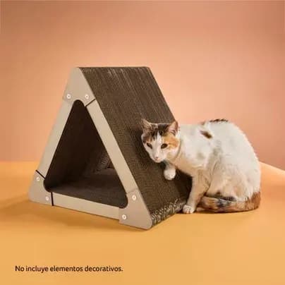 Rascador triangulo para gatos