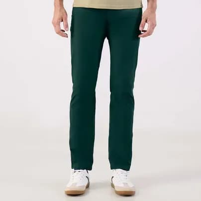Patprimo Pantalón masculino cinco bolsillos verde 32