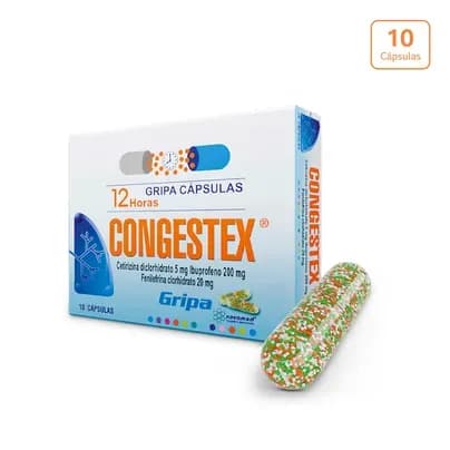 Congestex x 10 cápsulas 