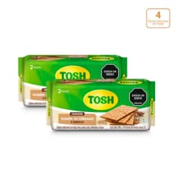 Galletas Tosh Fusión de Cereales x 388g x 2 Tacos internos c/u-0