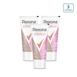 Desodorante tubo Rexona Clinical Classic x 3 unds x 30g c/u-0