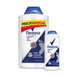 Talco Rexona Efficient Original x 300g + 85g-0
