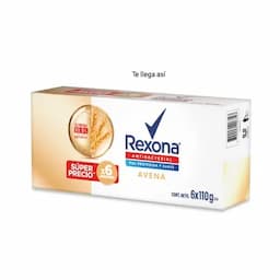 Pack Jabones Rexona Avena x 6 unds x 110g c/u-0