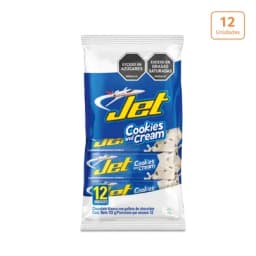 Chocolatina Jet Cookies & Cream x 12 unds x 11g c/u-0