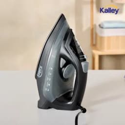 Plancha negra a vapor Kalley-0