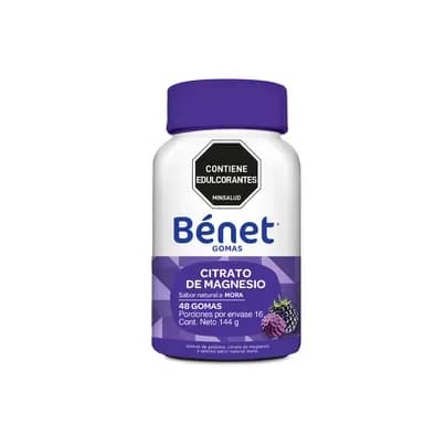 Gomas Bénet Citrato de magnesio x 48 unds