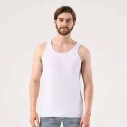 Patprimo Camiseta Interior esqueleto blanco M-0