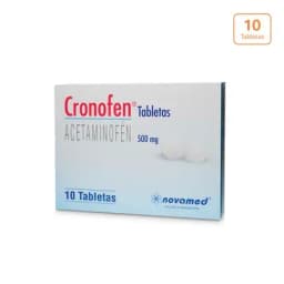 Cronofen x 500mg c/u x 10 tabletas -0
