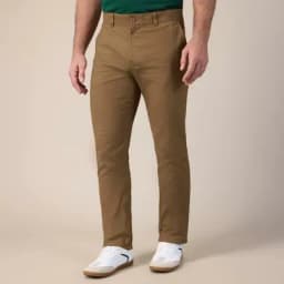 Patprimo pantalon chino farrel cafe masculino 34-0