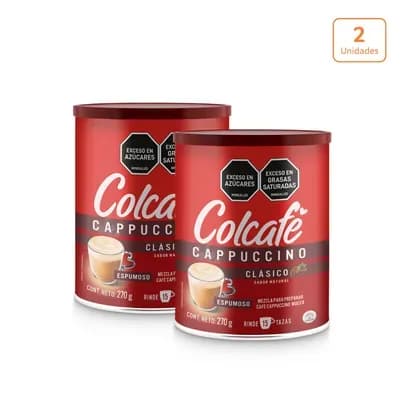 Colcafé Cappuccino Clásico lata x 270g c/u