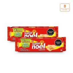 Galletas Saltín Noel x 354g x 4 Tacos internos c/u-0