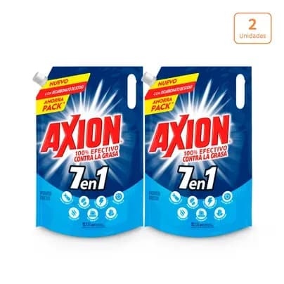 Axion con bicarbonato 7 en 1 x 1.5L c/u