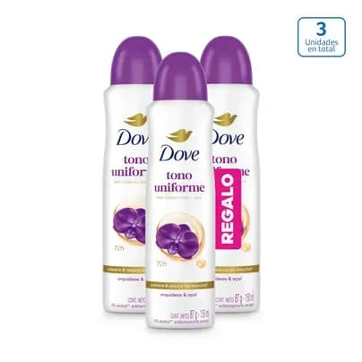 Desodorante en aerosol Dove Orquídea x 150ml (Paga 2 Lleva 3)