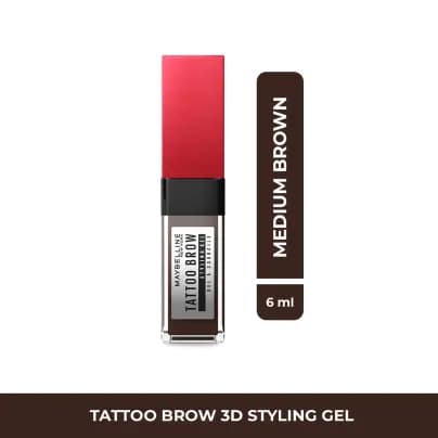 Gel Para Cejas Maybelline Tattoo 3D Medium Brown x 21g  - Ultimas uds
