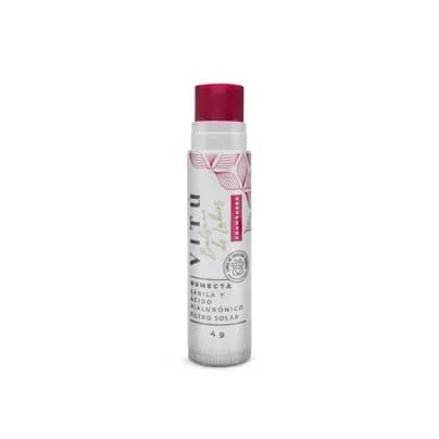 Balsamo Para Labios Vitu Sabila Frambuesa x4g