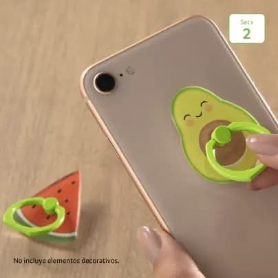 NOVA Set X2 Pop Socket Frutas