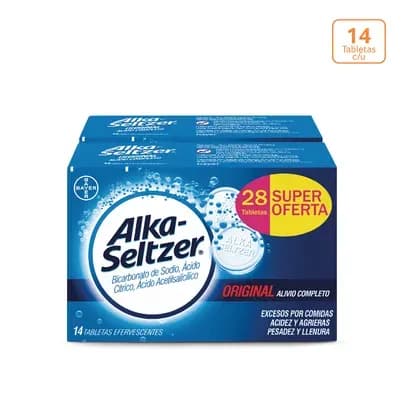 Alka-Seltzer x 14 Tabletas