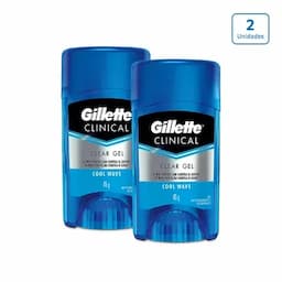 Desodorante Gillette Clinical en gel x 2 unds x 45g c/u-0