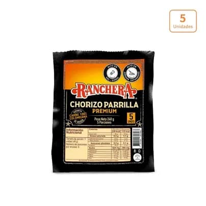 Chorizo Parrilla Premium Ranchera X 240G