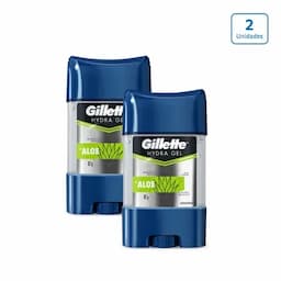 Desodorante en gel Gillette Aloe Vera x 2 unds x 82g c/u-0