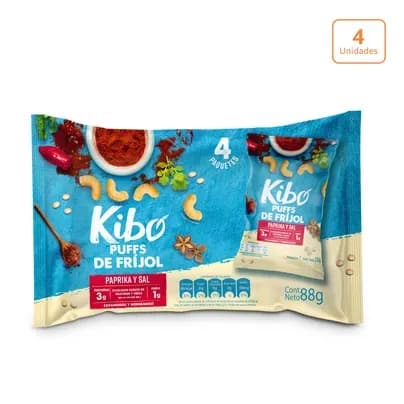Kibo Snacks Fríjol sabor paprika y sal