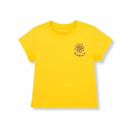 Camiseta manga corta amarillo Offcorss Bebé niña-0