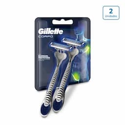 Máquina de afeitar Gillette para cuerpo x 2 unds-0
