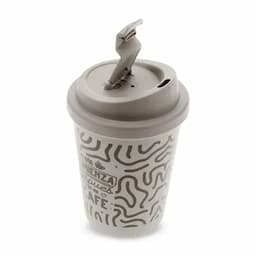 Mug gris para café-0