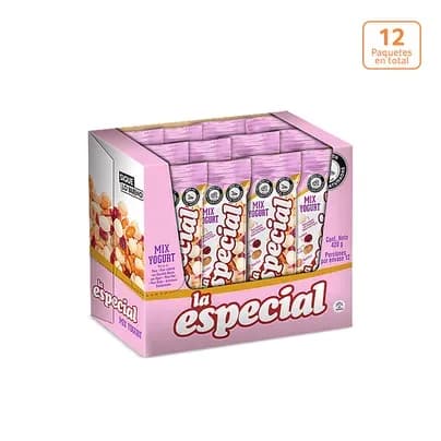La Especial Maní Mix Yogurt x 12 unds x 35g c/u