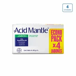 Jabón Acid Mantle x 4 unds x 90g c/u-0