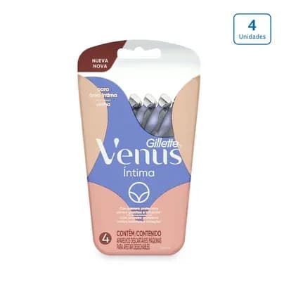 Máquina para afeitar Gillette Venus zona íntima x 4 unds
