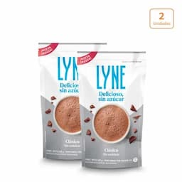 Chocolate en polvo Lyne Clásico x 200g c/u-0