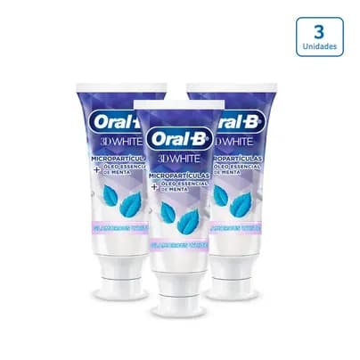 Crema Oral B 3D White Glamorous x 3 unds x 67ml c/u