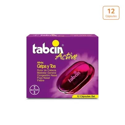 Tabcin Active Liquido Gel x 12 Capsulas